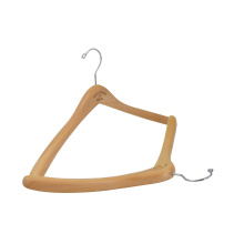 Manufacturer Directly luxury wooden hangers logo custom brand clothes hanger